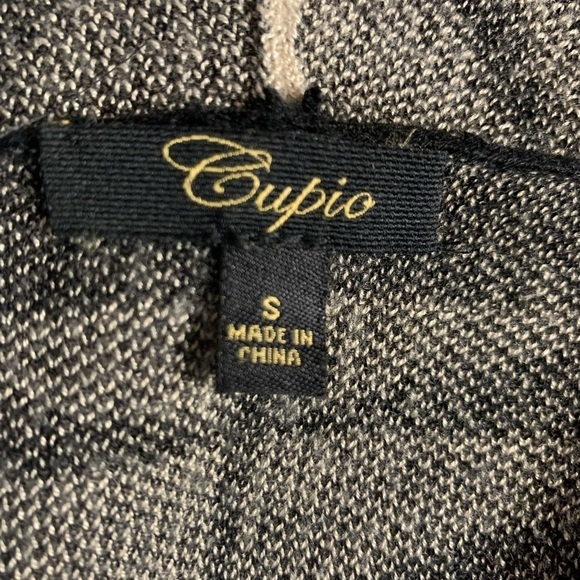 Cupio Women Aztec Open Front Long Hooded Cardigan Sweater Small to Medium - Picture 5 of 6